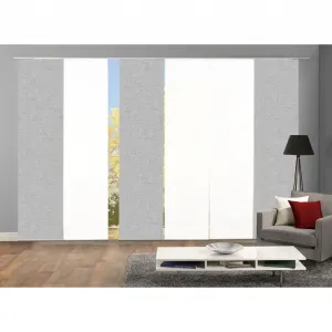 ИДЕИ ДЛЯ ДОМАШНЕЙ ЖИЗНИ Раздвижные шторы «PIVE SET OF 6», (6 шт.), набор раздвижных штор с цифровой печатью из 6 шт. PIVE Home Wohnideen, цвет silberfarben