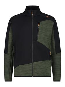 Флисовая куртка черного/хаки цвета CMP