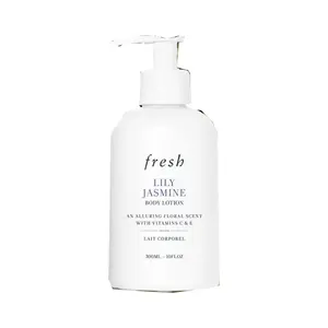 Фулеиши розовое утреннее молочко для тела увлажняющее, успокаивающее, ароматное 300мл Fresh, Lily Jasmine 300ml