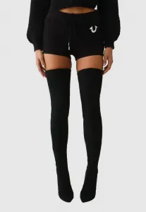 Шорты с вышивкой True Religion, Black