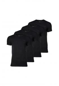 Футболка 4 шт. в упаковке - футболка с круглым вырезом короткий рукав 4 шт. в упаковке хлопок Gant, черный