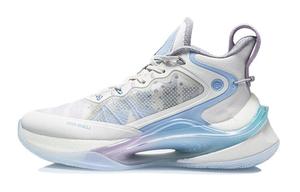 Баскетбольные кроссовки Ling Ren Kids GS Mid-top Pearl White/Aurora Blue Lining Young