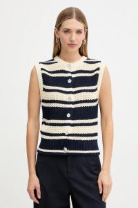 Жилет из смесовой шерсти Max&Co., бежевый