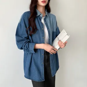 Джинсовая куртка Cocomomo, цвет Dark Blue