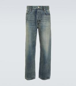 Широкие джинсы со средней посадкой Balenciaga, синий