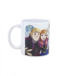 Кружка в подарочной коробке с изображением Анны и Эльзы в разноцветных тонах. Disney Frozen