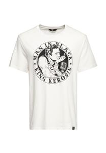 Рубашка с принтом и принтом спереди Man In Black KING KEROSIN