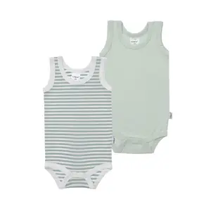 Боди Liliput, 2 шт., с удобным круглым вырезом, светло-зеленый