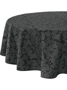 Erwin Müller Скатерть из смесовой хлопчатобумажной ткани для обеденного стола, графитового цвета