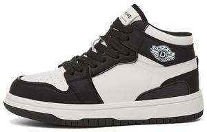 Кеды, скейтборд обувь женская средняя высота черный Daphne