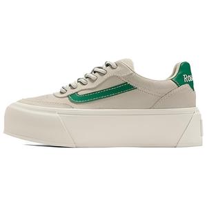 Легкие низкие скейтерские туфли для женщин с эффектом увеличения роста Rosa Bianca, Ecru Sheepskin Insole