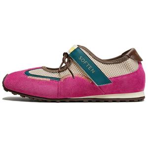 Туфли Мэри Джейн на плоской подошве с маленькими лесными ягодами, женские BASTO, Beige/Silver