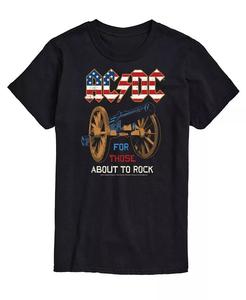 Мужская футболка ACDC About To Rock AIRWAVES, черный