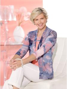 WITT WEIDEN Футболка 2-в-1 с принтом фламинго темно-синего цвета