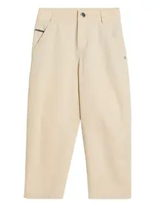 Брюки с декором Monili Brunello Cucinelli Kids, нейтральный