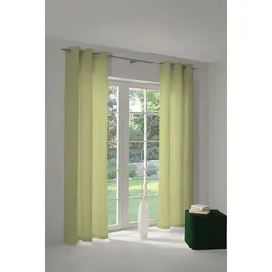Занавес Graphic Ventus люверсы 1 шт., из 100% органического хлопка Adam, светло-зеленый