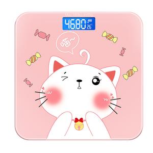 Весы напольные / весы с анализатором состава тела для домашнего использования точные и долговечные милые конфетные Cat ZYLP-1603-2 ZHIYILIANGPIN, Candy Cat