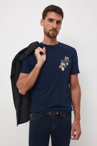 Хлопковая футболка Medicine, темно-синий