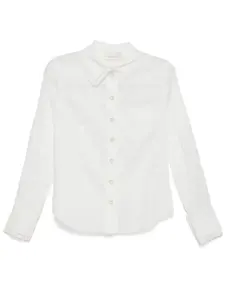 Рубашка с вышивкой ZIMMERMANN, белый