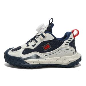 Кроссовки для бега для детей, нескользящие, износостойкие, с отскоком, теплые Mulinsen, синий/белый