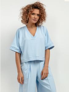 Рубашка оверсайз TESSITA, светло-голубой