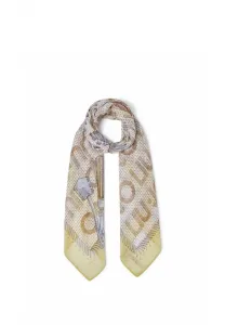 С шарфом с логотипом Liu Jo