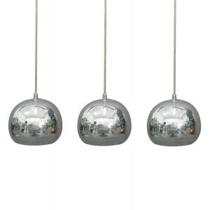 Подвесной светильник SalesFeverВ Peach, хром - 3-х фарный