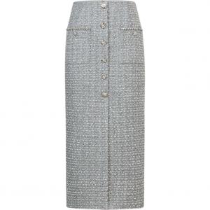 Юбка длинная Casual Karl Lagerfeld KARL LAGERFELD / Karl Lagerfeld Jeans, серебро