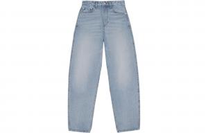 Джинсы с высокой посадкой GANNI, синий