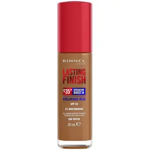 Тональный крем lasting finish 35 часов Rimmel, 30 мл., цвет 500 toffee