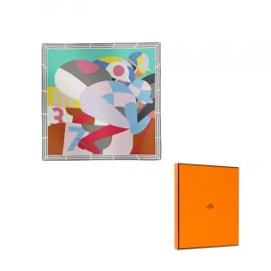 Шелковый  шарф Mulberry для женщин Jasper HERMES