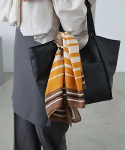 Шарф с крупным квадратным узором 90х90 Colony 2139, цвет Mustard