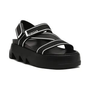 Сандалии с добавлением кожи Le Silla, черный