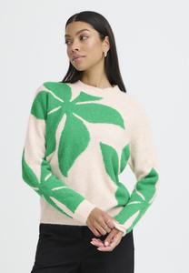 Джемпер b.young OMEA FLOWER, Leprechaun Flower/Beige