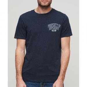 Футболка с коротким рукавом Superdry Athletic College Graphic, синий