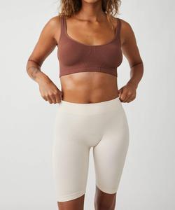 Широкий бесшовный корсет-бралетте в шоколадном цвете Free People