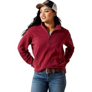 Пуловер High Noon с застежкой-молнией до половины - женский Ariat Ariat, Beaujolais