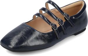 Женские балетки Journee Collection Darlin Mary Jane с квадратным носком, темно-синий