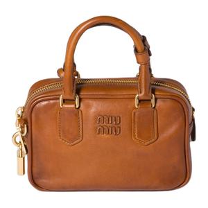 MIU MIU Сумка боулинг из телячьей кожи Аркади