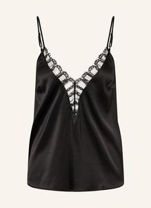 Шелковая ночная рубашка Murmure Livy, черный