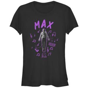 Фиолетовая футболка с приталенным рисунком Music MAX для юниоров Stranger Things Licensed Character