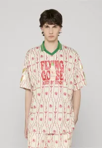 Футболка-Поло flying goose x trikot Hummel, Beige Red Aop