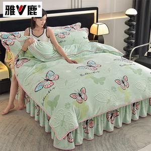 Yalu Комплект постельного белья 1,5 м, 4 предмета, для одеяла 200x230 см