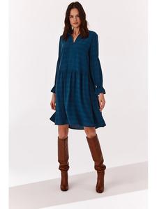 Длинное платье TATUUM, темно-синий