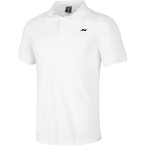 Мужские поло Bright White 0019 Skechers, белый