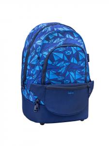 Belmil Премиальная школьная сумка-трансформер 2-в-1 и поясная сумка "Ледниковый синий" с нагрудным ремнем