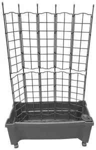 Трельяж KHW "Calypso", ШxГxВ: 79x35x115 см, с колесами и системой орошения 79х115х35 см, серый