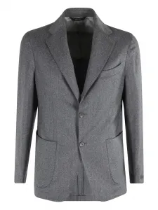 Пиджак с накладными карманами Briglia 1949, серый