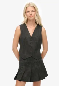 Жилет Superdry & Co, Charcoal Pinstripe
