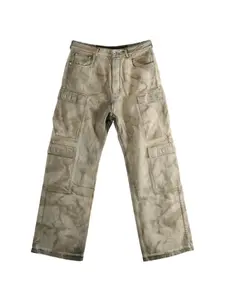 Джинсы с карманами карго Rick Owens Drkshdw, бежевый